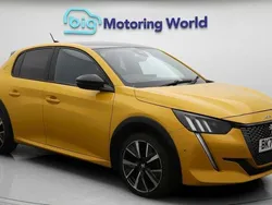 Yellow Used 2022 Peugeot 208 GT Hatchback | £11,200 (Fair price)