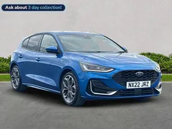 Blue Used 2022 Ford Focus ST-Line Hatchback | £15,987 (A bit pricey)