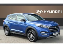 Blue Used 2018 Hyundai Tucson GO! SUV | £13,498 (Fair price)