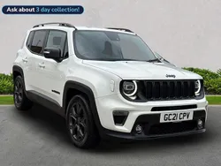 White Used 2021 Jeep Renegade 80th Anniversary SUV | £15,699 (A bit pricey)