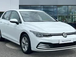 Pure white Used 2023 VW Golf VIII Life Hatchback | £19,407 (Good price)