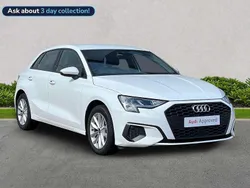 White Used 2022 Audi A3 Advanced Hatchback | £18,402 (Fair price)