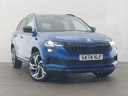 Blue Used 2024 Skoda Karoq SportLine SUV | £26,998 (Fair price)