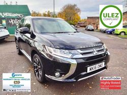 Black Used 2016 Mitsubishi Outlander P-HEV Estate | £9,995 (Fair price)