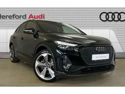 Black Used 2024 Audi Q4 Sportback e-tron Black Edition SUV | £34,624
