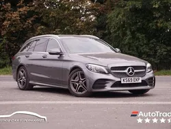 Grey Used 2019 Mercedes C300 AMG line Estate | £19,899 (Fair price)
