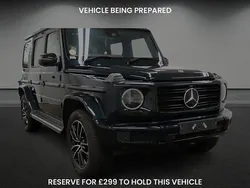 Emerald green metallic finish Used 2021 Mercedes G400 AMG line SUV | £96,000 (Expensive)