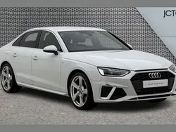 White Used 2024 Audi A4 S-Line Sedan | £27,320 (Fair price)