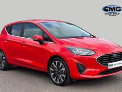 Red Used 2022 Ford Fiesta Titanium Hatchback | £17,995 (Expensive)