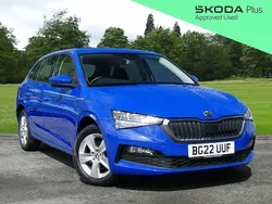 Blue Used 2022 Skoda Scala SE Hatchback | £14,495 (Fair price)