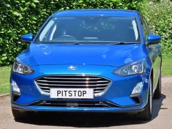 Blue metallic Used 2019 Ford Focus Titanium X Hatchback | £12,700 (Fair price)