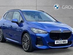 Blue Used 2022 BMW 218 Active Tourer M Sport MPV | £23,293 (Fair price)