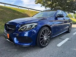 Blue Used 2017 Mercedes C43 AMG Premium Plus Sedan | £25,495 (Fair price)