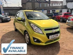 Green Used 2013 Chevrolet Spark LT Hatchback | £2,195 (Fair price)