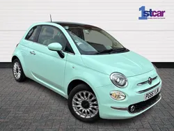 Green Used 2017 Fiat 500 Lounge Hatchback | £5,289 (Fair price)