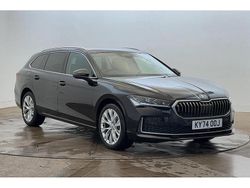 Midnight black metallic Used 2024 Skoda Superb SE L Estate | £28,884 (Expensive)