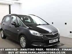 Black Used 2017 Vauxhall Zafira Design Edition MPV | £5,995 (Fair price)