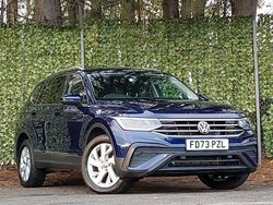 Blue Used 2024 VW Tiguan Allspace Life SUV | £25,498 (Fair price)