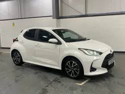 White Used 2022 Toyota Yaris Hybrid Design Hatchback | £15,398 (Fair price)