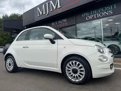 White Used 2019 Fiat 500 Lounge Hatchback | £8,995 (Fair price)