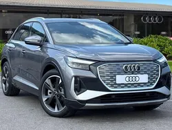 Grey New 2025 Audi Q4 e-tron S-Line SUV | £43,980 (Fair price)