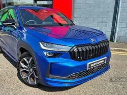 Blue Used 2025 Skoda Kodiaq SportLine SUV | £37,990 (Expensive)