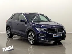 Ravenna blue Used 2020 VW T-Roc R-line SUV | £21,490 (Fair price)