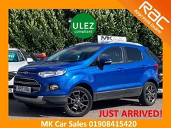 Blue Used 2015 Ford Ecosport Titanium SUV | £4,895 (Fair price)