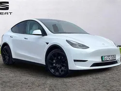 White Used 2022 Tesla Model Y Long Range SUV | £25,995 (Fair price)