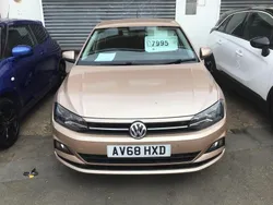 Beige Used 2018 VW Polo SE Hatchback | £7,995 (Fair price)