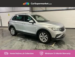 Silver Used 2021 VW Tiguan Life SUV | £19,497 (Fair price)