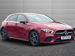 Patagonia red Used 2021 Mercedes A180 Executive Hatchback | £22,795 (Expensive)
