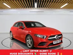 Red Used 2019 Mercedes A180 AMG line Hatchback | £13,399 (Good price)