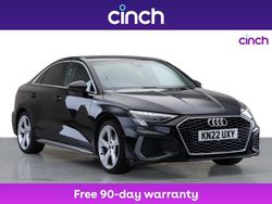 Black Used 2022 Audi A3 S-Line Sedan | £17,099 (Good price)