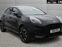 Black Used 2021 Ford Puma Gen-E ST-Line X SUV | £15,600