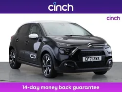 Black Used 2022 Citroën C3 PureTech Hatchback | £13,049 (Fair price)