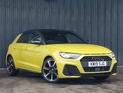 Yellow Used 2019 Audi A1 S-Line Hatchback | £17,998 (Fair price)