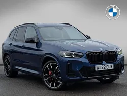 Blue Used 2022 BMW X3 M Sport SUV | £42,990 (Fair price)