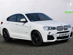 White Used 2016 BMW X4 M Sport SUV | £17,499 (Fair price)
