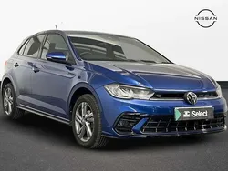 Blue Used 2022 VW Polo R-line Hatchback | £16,500 (Fair price)