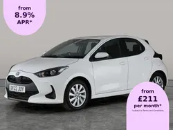 White Used 2022 Toyota Yaris Hybrid Hatchback | £15,373 (Good price)