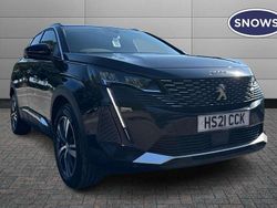 Black Used 2021 Peugeot 3008 Allure Premium SUV | £15,478 (Fair price)