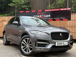 Grey Used 2018 Jaguar F-Pace R-Sport SUV | £16,995 (Fair price)