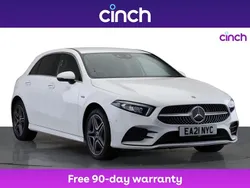 White Used 2021 Mercedes A250 AMG Line Premium Hatchback | £18,349 (Fair price)
