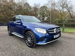 Blue Used 2017 Mercedes GLC250 AMG line Estate | £14,450 (Good price)