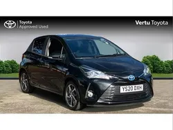 Black Used 2020 Toyota Yaris Hybrid Hatchback | £13,366 (Good price)
