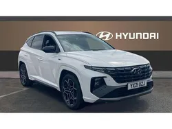 White Used 2021 Hyundai Tucson N Line SUV | £20,310 (Expensive)