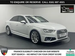 White Used 2019 Audi A4 S-Line Sedan | £15,970 (Good price)