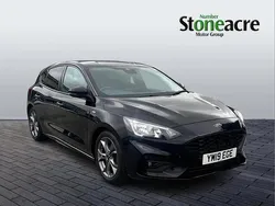 Black Used 2019 Ford Focus ST-Line Hatchback | £11,995 (Fair price)