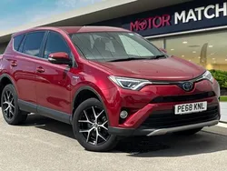 Red Used 2018 Toyota RAV4 Hybrid Design SUV | £18,490 (Good price)